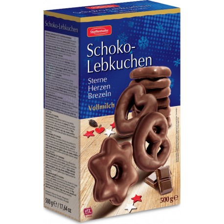 STIEFFENHOFER Chocolat au lait cœur étoile bretzel 500g