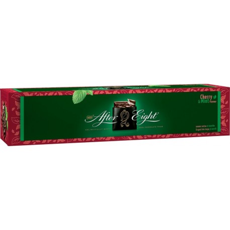 AFTER EIGHT Chocolat noir fourré à la menthe saveur cerise 400g