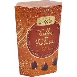 ESPRIT DE FETE Chocolats truffes éclats de caramel 250g