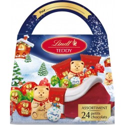 LINDT Hotte Cadeaux au Lait, Teddy 154g