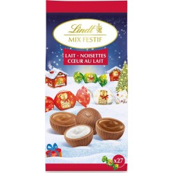 LINDT Sachet Festif au Lait, Teddy 141g