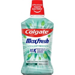 Colgate Bain de bouche Max Fresh Soft Mint Fraîcheur Délicate 500ml