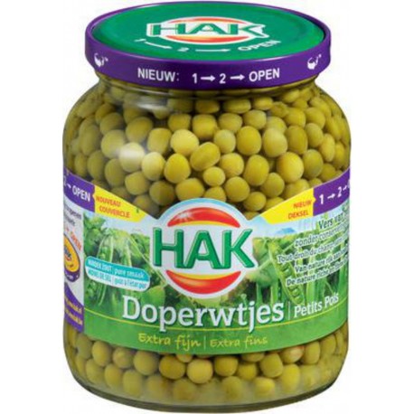 Hak Petits Pois Extra Fins 350g (lot de 6)