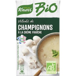 KNORR BIO VELOUTE CHAMPIGNONS CREME FRAICHE 1L