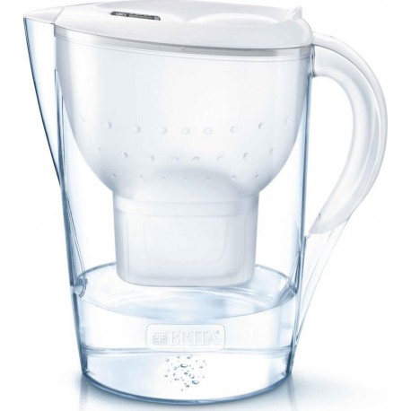 Brita Carafe filtrante MARELLA XL Blanche avec 1 cartouche Maxtra+