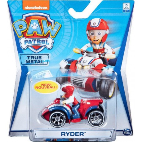 VEHICULE TRUE METAL PAW PATROL JOUETS 1 ER AGE modèle aléatoire