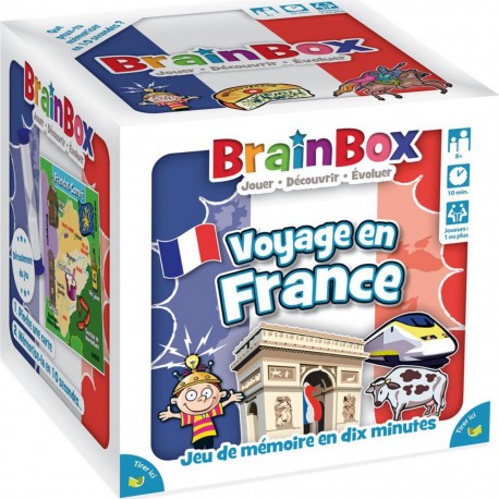 Asmodee BrainBox Voyage en France