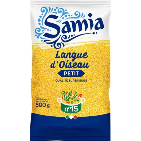 SAMIA PATES SEMI DI MELLA Langue d’Oiseau PETIT 500g