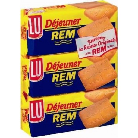 LU Biscuits Déjeuner REM 3x255g 765g