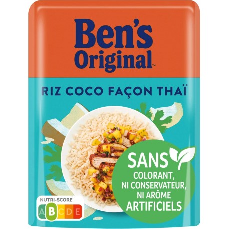BEN'S ORIGINAL Riz à la crème de coco façon thaï 220g