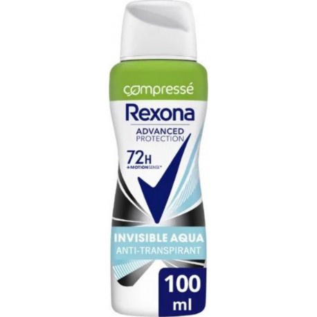 REXONA ADVANCED PROTECTION DEODORANT AEROSOL COMPRESSE SANS ALCOOL 72 H D'EFFICACITE & ANTITRACES BLANCHES & JAUNES & ANTITRANSP