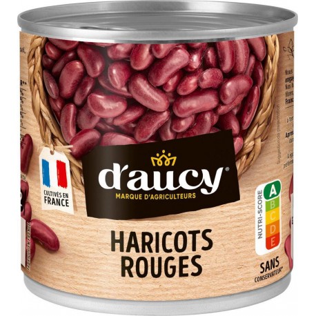 D'AUCY Haricots rouges Origine France 250g