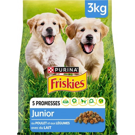 Friskies Poulet Légumes Lait junior 3Kg