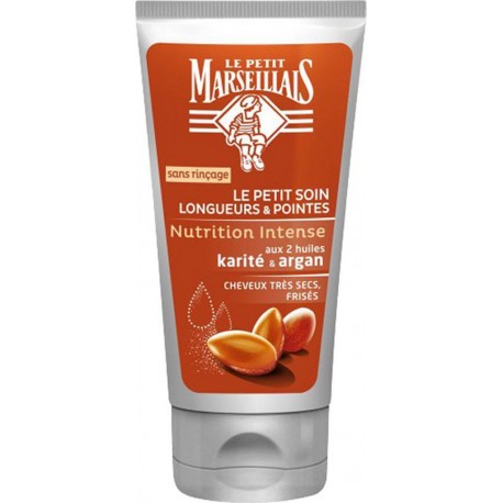 Le Petit Marseillais Le Petit Soin Longueurs & Pointes aux 2 Huiles Karité & Argan Sans Rinçage 75ml (lot de 4)