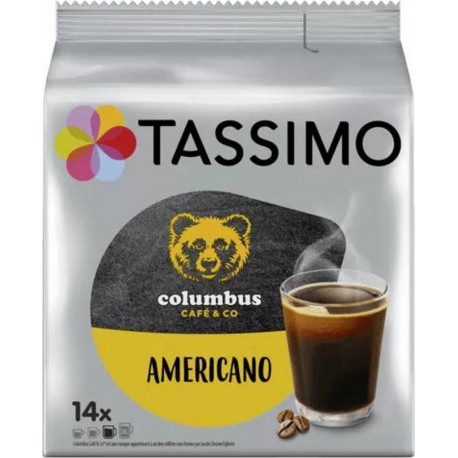 Tassimo Dosettes Columbus Americano x14 116g