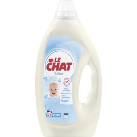 LE CHAT Lessive Liquide Bébé et Peaux Sensibles 1.575L