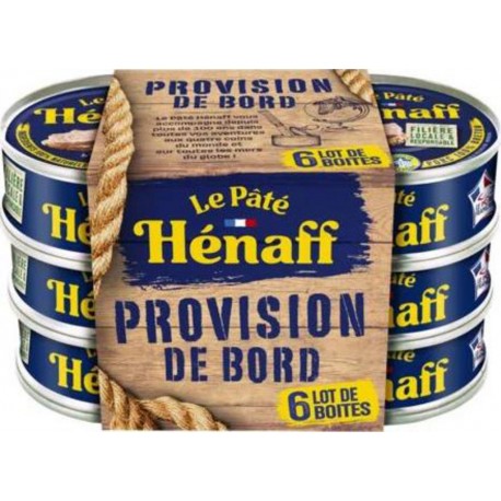 Hénaff Pâté pur porc 6x78g