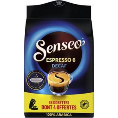 Senseo Dosettes Décaféiné x36 250g