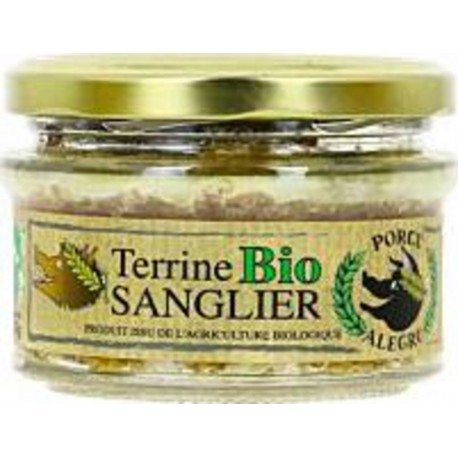 Terrine Bio Vincensini Sanglier 125g