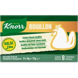 KNORR POULET BOUILLON HALAL 8X9G 71g