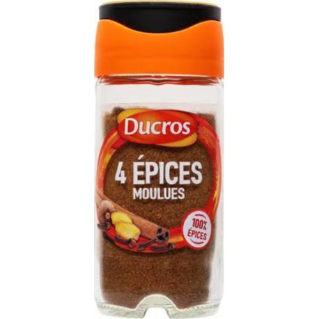Ducros Quatre Épices Moulues 37g (lot de 2)