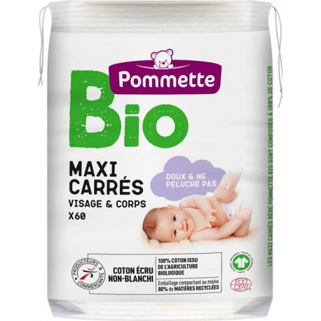 POMMETTE MAXI CARRE BB BIO X60