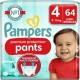 Pampers Culottes Premium Protection Pants Taille 4 x64