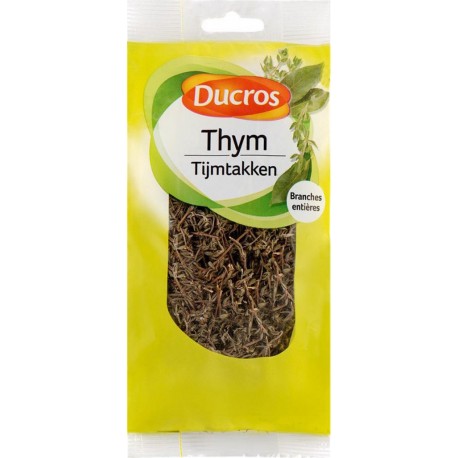 Ducros Thym Branches Entières Sachet 17g (lot de 3)