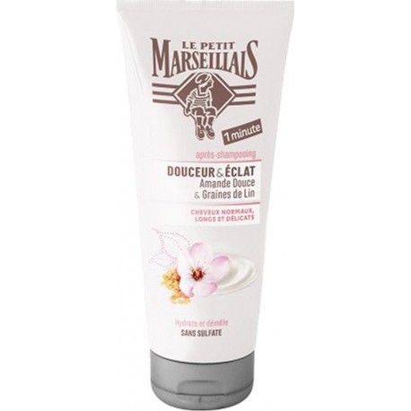 Le Petit Marseillais Après Shampooing Douceur & Éclat Amande Douce & Graines de Lin 200ml