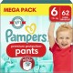 PAMPERS PREMIUM PROTECTION PANTS TRAINING PANTS Taille 6 15KG+ EXTRA LARGE x62