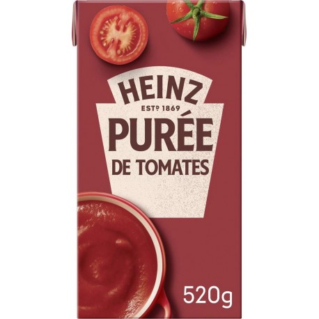 HEINZ PUREE DE TOMATES 520G