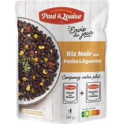 PAUL & LOUISE RIZ NOIR LEGUMES 180g