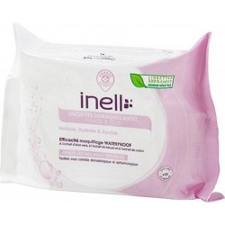 Inell lingettes démaquillantes peaux sèches et/ou sensibles x25