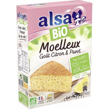 ALSA MOELLEUX CITRON & PAVOT BIO 375g