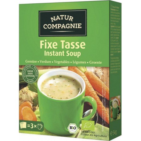 Natur Compagnie Soupe Instantanée Légumes 3x20g (carton de 12)