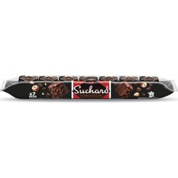 Rocher Suchard Noir aux éclats de noisettes 7x35g 245g (lot de 4)