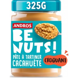 ANDROS PATE A TARTINER CACAHUETE BE NUTS CROQUANT 325g