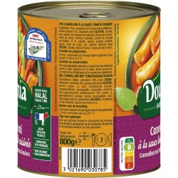 Dounia Halal Cannelloni à la Sauce Tomate cuisinée 800g