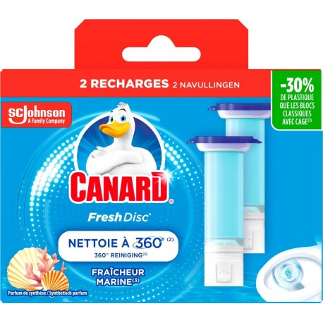 CANARD Fresh Disc Disque de gel WC Marine x2 72ml