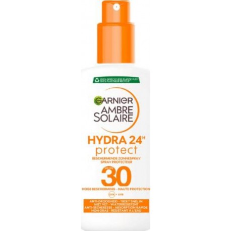 GARNIER AMBRE SOLAIRE Protection Solaire Anti-Sècheresse Spf30 Hydra 24h Protect 200ml