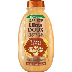 GARNIER Ultra DOUX Shampooing Reconstituant Cheveux Fragiles Trésors De Miel 300ml