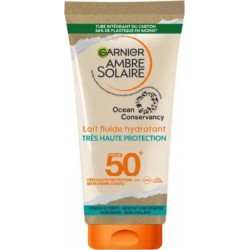 GARNIER AMBRE SOLAIRE Lait Protection Solaire Fluide Hydratant FPS50+ 175ml