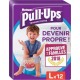 Huggies Culottes Pull-Ups Training Pants Taille L Garçon x12 (lot de 2 soit 24 culottes)