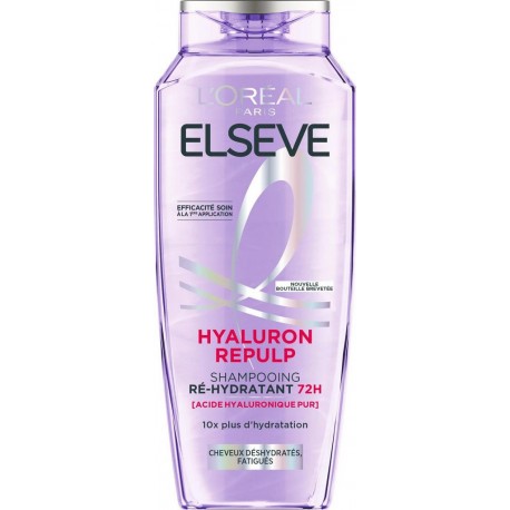 L'Oréal Shampoing Ré-Hydratant Cheveux déshydratés Acide hyaluronique 250ml