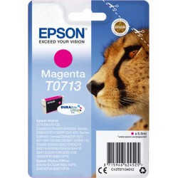 Epson Cartouche d’Encre DuraBrite Ultra Ink Magenta T0713 (lot de 2)