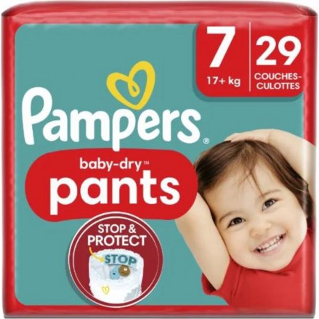 PAMPERS BABY-DRY PANTS T7 17Kg+ x29