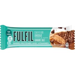 FULFIL Barre protéinée avec vitamines chocolat et caramel salé 55g