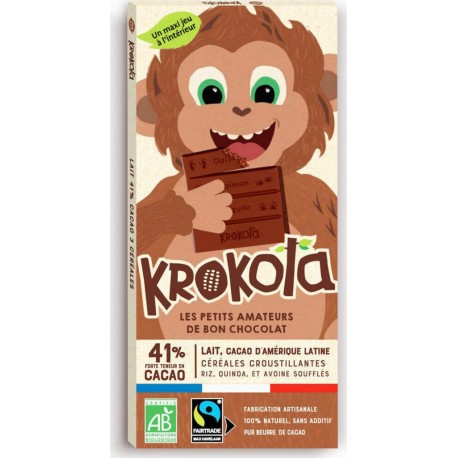 KROKOLA 41%CACAO 3CERERALES 100g