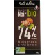 NATURALINE Tablette de chocolat noir aux noisettes bio la tablette de 100g