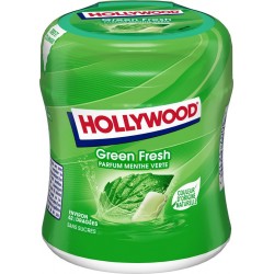 HOLLYWOOD Chewing gum Fresh greensfresh sans sucres 60 dragées